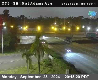 SB 15 at Adams Ave (On Ramp)