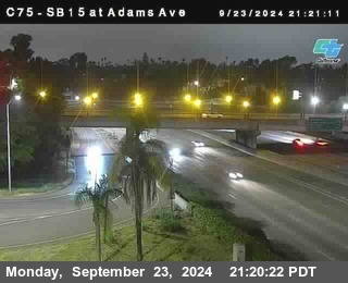 SB 15 at Adams Ave (On Ramp)