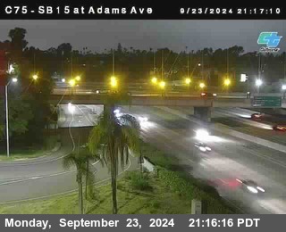 SB 15 at Adams Ave (On Ramp)