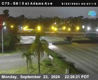 SB 15 at Adams Ave (On Ramp)