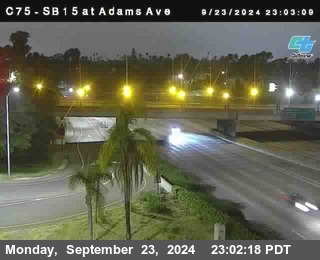 SB 15 at Adams Ave (On Ramp)