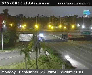 SB 15 at Adams Ave (On Ramp)