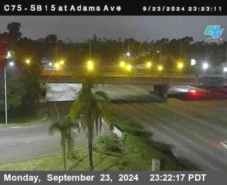 SB 15 at Adams Ave (On Ramp)