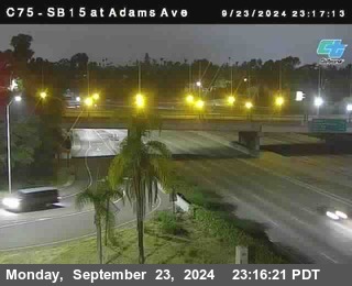 SB 15 at Adams Ave (On Ramp)