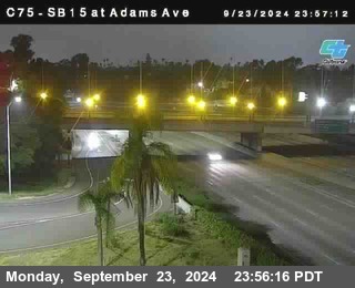 SB 15 at Adams Ave (On Ramp)