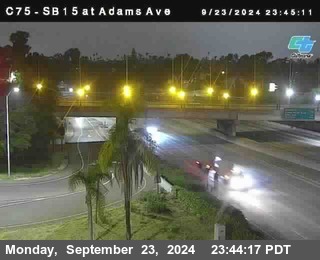 SB 15 at Adams Ave (On Ramp)