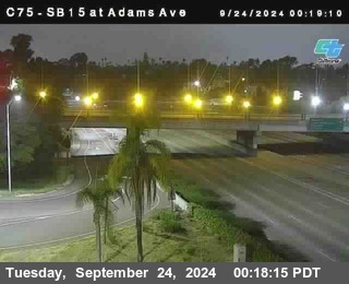 SB 15 at Adams Ave (On Ramp)