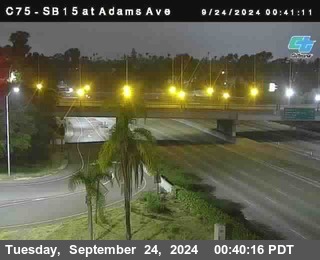 SB 15 at Adams Ave (On Ramp)