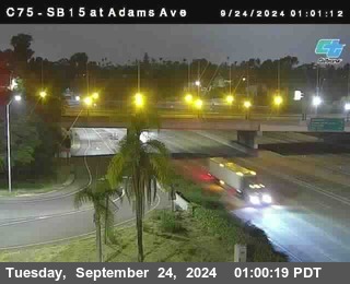 SB 15 at Adams Ave (On Ramp)