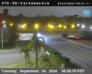 SB 15 at Adams Ave (On Ramp)