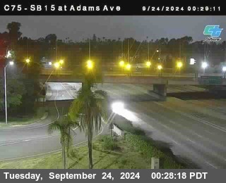 SB 15 at Adams Ave (On Ramp)