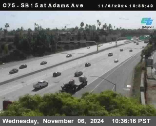 SB 15 at Adams Ave (On Ramp)