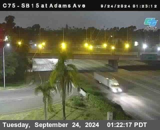 SB 15 at Adams Ave (On Ramp)