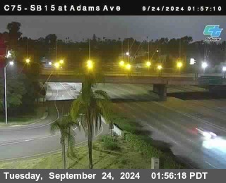 SB 15 at Adams Ave (On Ramp)