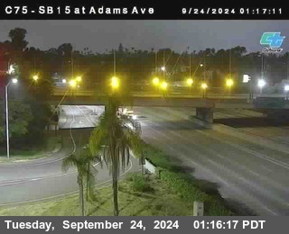 SB 15 at Adams Ave (On Ramp)