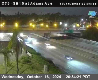 SB 15 at Adams Ave (On Ramp)