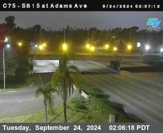 SB 15 at Adams Ave (On Ramp)