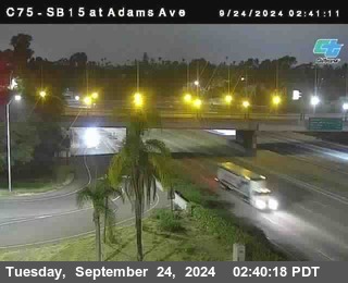 SB 15 at Adams Ave (On Ramp)