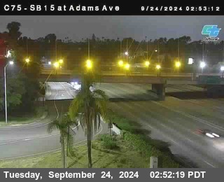 SB 15 at Adams Ave (On Ramp)