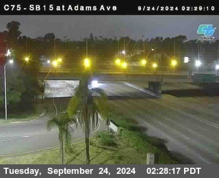 SB 15 at Adams Ave (On Ramp)