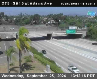 SB 15 at Adams Ave (On Ramp)