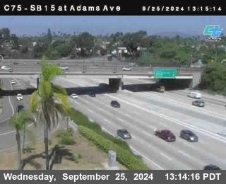 SB 15 at Adams Ave (On Ramp)