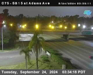 SB 15 at Adams Ave (On Ramp)