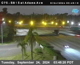 SB 15 at Adams Ave (On Ramp)