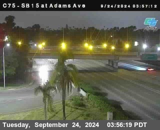 SB 15 at Adams Ave (On Ramp)