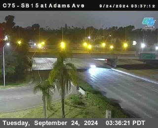 SB 15 at Adams Ave (On Ramp)