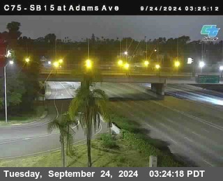 SB 15 at Adams Ave (On Ramp)