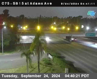 SB 15 at Adams Ave (On Ramp)