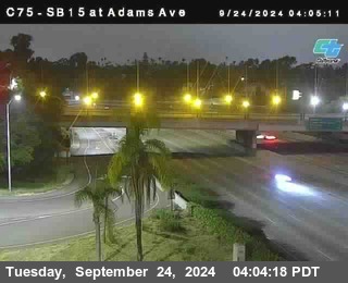 SB 15 at Adams Ave (On Ramp)