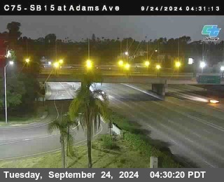 SB 15 at Adams Ave (On Ramp)