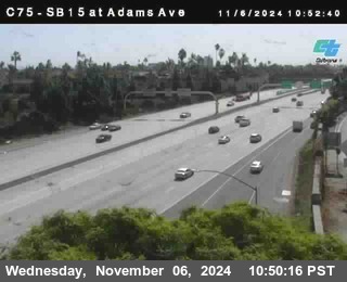 SB 15 at Adams Ave (On Ramp)