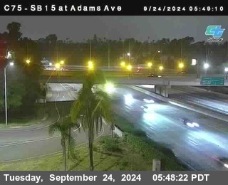 SB 15 at Adams Ave (On Ramp)