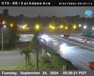 SB 15 at Adams Ave (On Ramp)