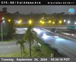 SB 15 at Adams Ave (On Ramp)