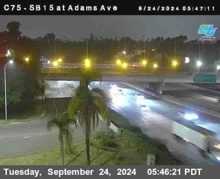 SB 15 at Adams Ave (On Ramp)