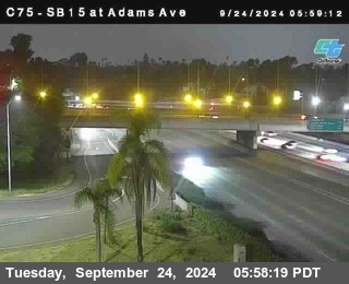 SB 15 at Adams Ave (On Ramp)