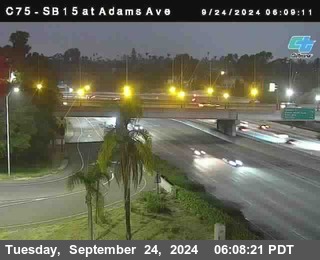 SB 15 at Adams Ave (On Ramp)