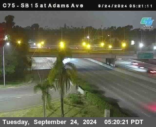 SB 15 at Adams Ave (On Ramp)