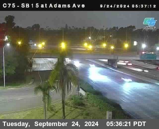 SB 15 at Adams Ave (On Ramp)