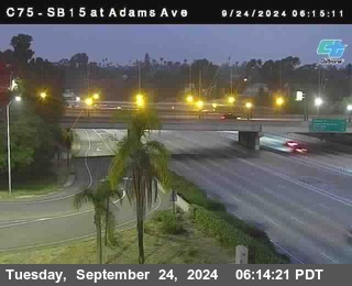 SB 15 at Adams Ave (On Ramp)