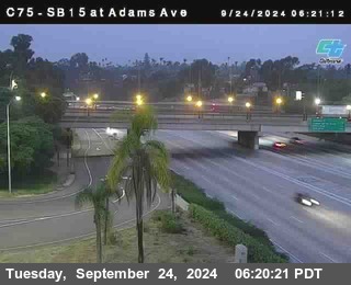 SB 15 at Adams Ave (On Ramp)