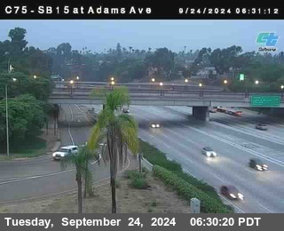 SB 15 at Adams Ave (On Ramp)