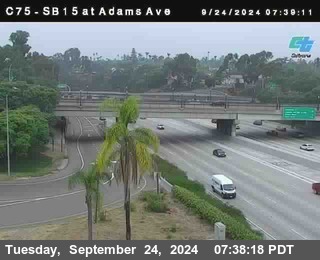 SB 15 at Adams Ave (On Ramp)