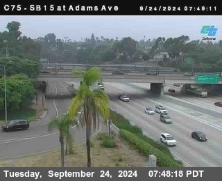 SB 15 at Adams Ave (On Ramp)