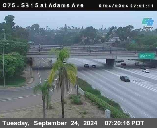 SB 15 at Adams Ave (On Ramp)