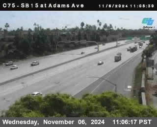 SB 15 at Adams Ave (On Ramp)